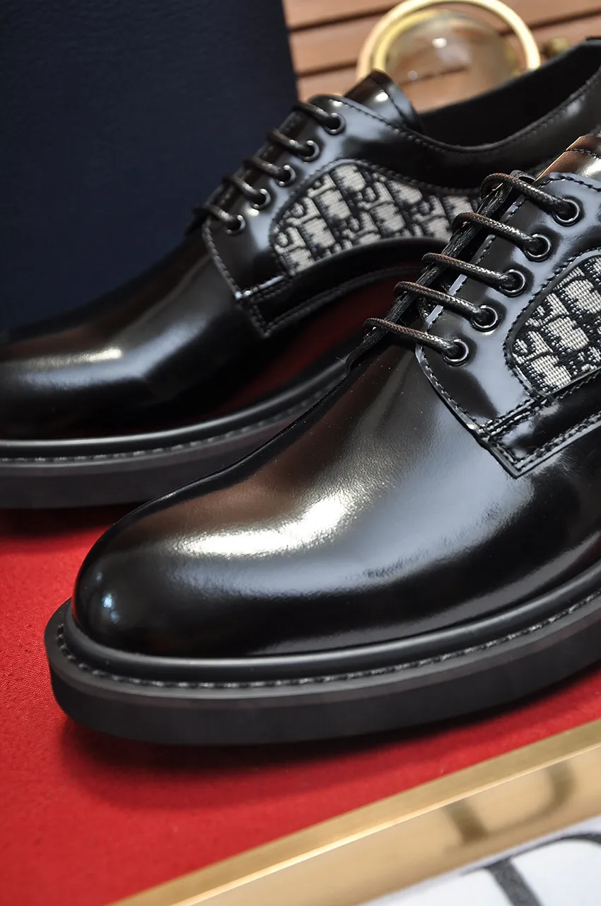Men's shoes 💰680💶[Dior] (water-dyed cowhide lining) Dior original 1:1 high-quality factory, imported original materials, imported raw cowhide, water-dyed cowhide lining, original TPU outsole, code number: 39-44 (38.45 custom-made)
